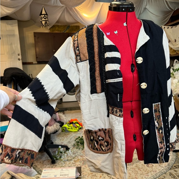 Funky animal print patchwork jacket - Picture 4 of 4